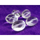 20 x 15 mm Large Oval Clear Quartz Nugget Beads - 5 pc 20 x 15 mm Large Oval Clear Quartz Nugget Beads - 5 pc